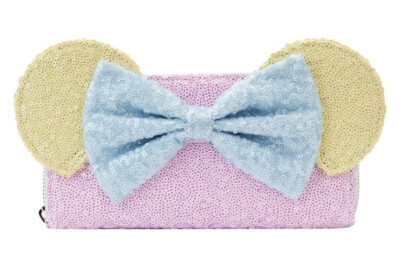 Loungefly Disney Minnie Mouse Pastel Sequin Wallet Limited 