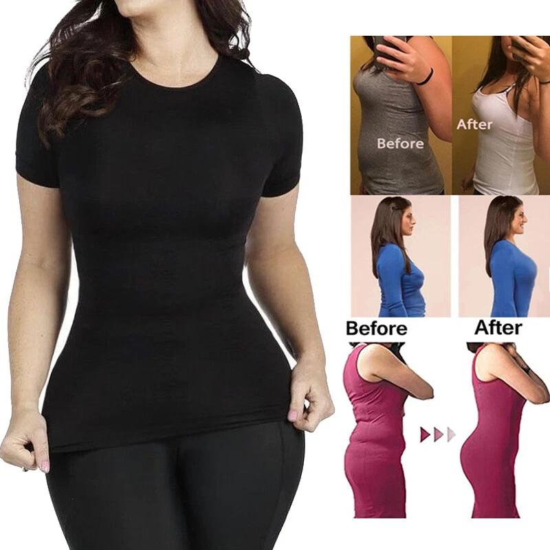 3 In 1 Waist Trainer Body Shaper Tummy Control Yoga Tank Top Women