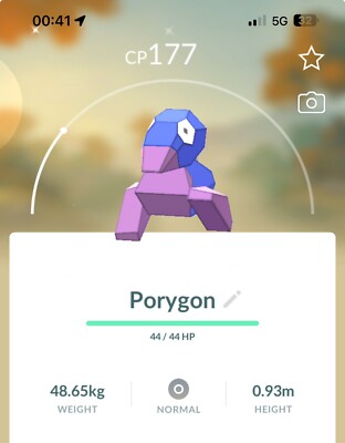 Shiny Porygon Pokemon Gen1 Go Same/30 Day Pokémon Porygon 2 Z