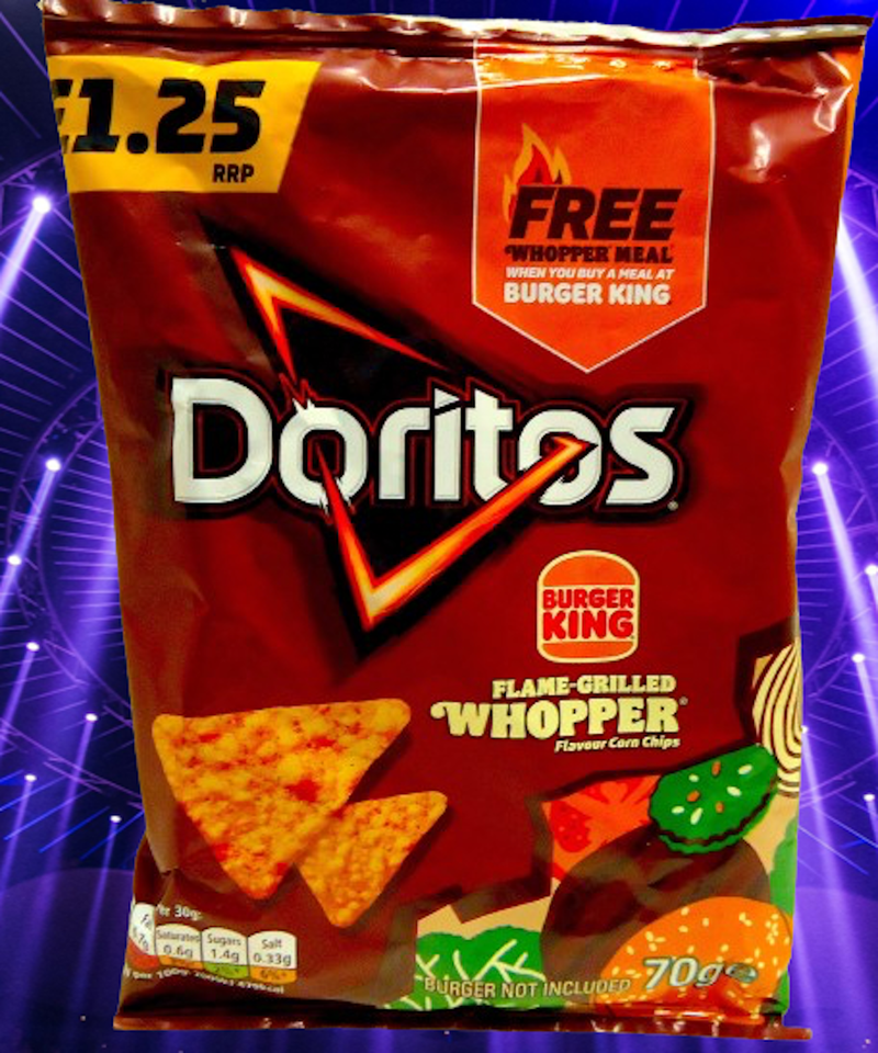 Doritos BK Limited TimeLimited Edition Flame Grilled Whopper Flavored