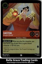 Gaston 129/204 Reign of Jafar Disney lorcana Common Foil