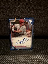 2024 Bowman Chrome AIDAN MILLER 1st Auto /150 Phillies #CPA-AMI