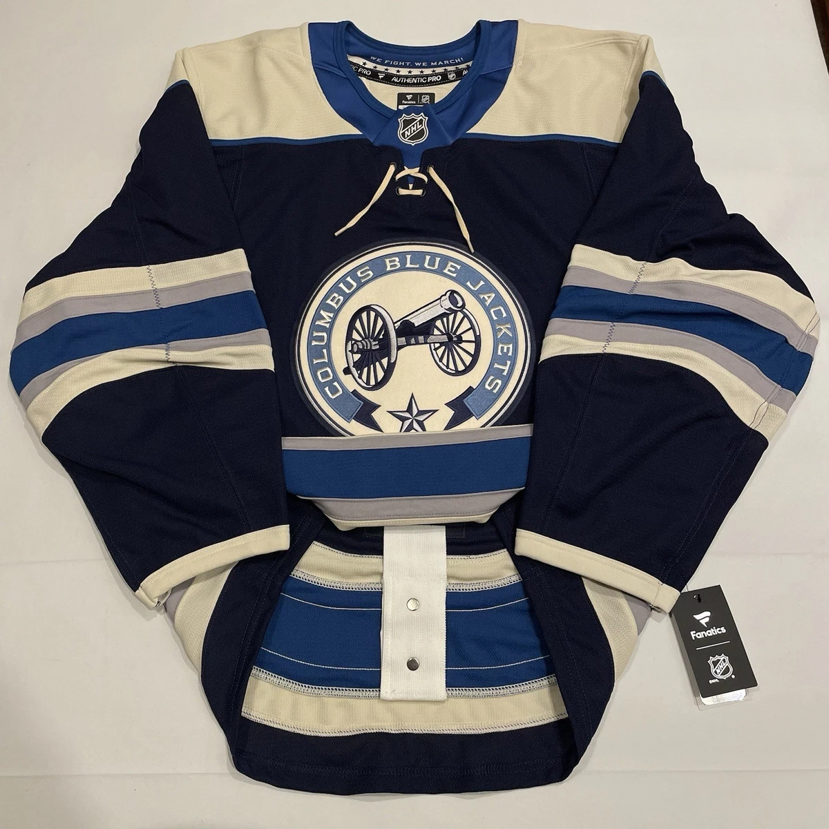 Maillot Hockey Vintage Columbus Blue Jackets - LNH - Taille Jeune Large - Bleu