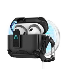 For Apple AirPods 4th Gen 2024/Pro 3 2025/Pro2 Shockproof Magnetic Lock Case