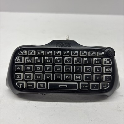 Nyko Type Pad for PS4 - Wireless QWERTY Chatpad Keyboard for DualShock 4 - Black