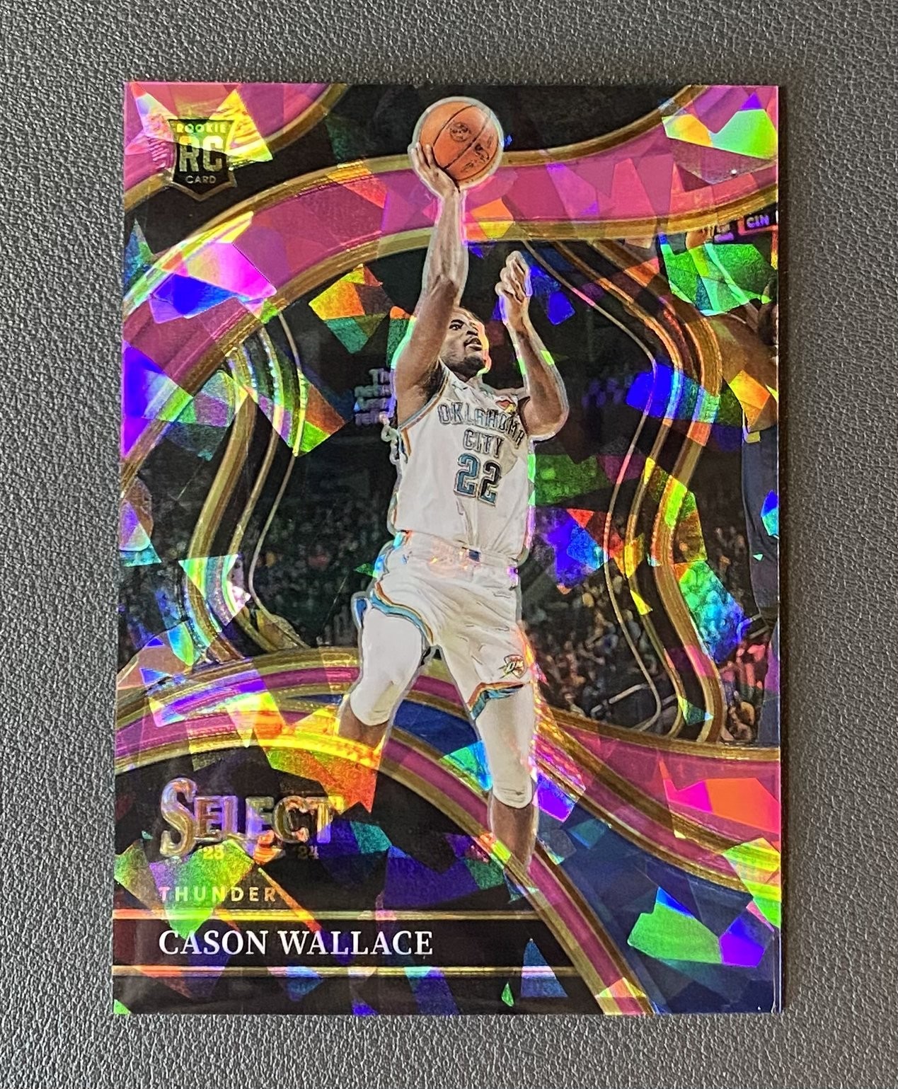 Cason Wallace Rookie 2023 Select Courtside #298 Thunder Pink Ice Prizm /99