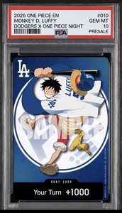 One Piece Dodgers Card Psa 10 | eBay