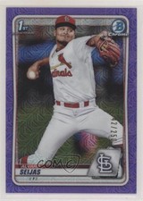 2020 Bowman Chrome Prospects Mega Box Purple Mojo Refractor Alvaro Seijas uk2