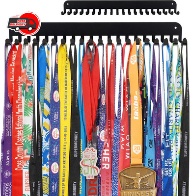 Runner Medal Hanger Display - Sturdy Marathon Medal Display Easy To In