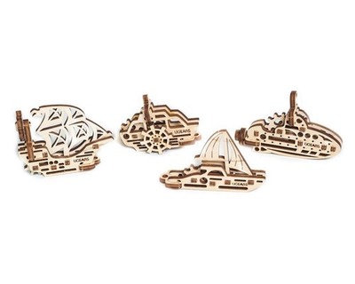 UGears U-Fidget Ships Wooden 3D Model (4) [UGMUTG0023]