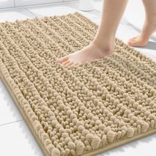 Smiry Bathroom Rugs Mat 30X20, Extra Soft Absorbent Chenille Bath Rugs, Non
