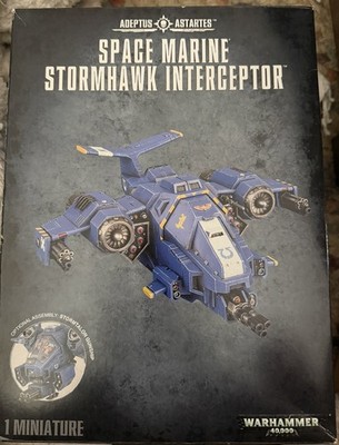 Games Workshop Space Marine Stormhawk Interceptor Ultramarines Optional Assembly