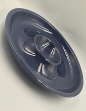   West Elm Cobalt Blue 13.5 Stoneware Chip & ...