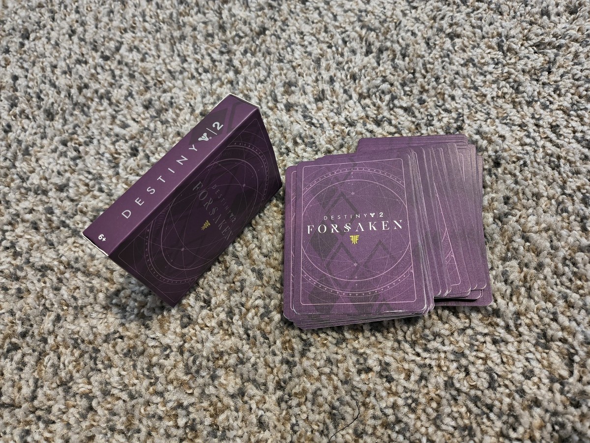 Destiny 2 Forsaken Playing Cards BUNGIE PROMO GAMESTOP DECK OPENED 