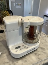 Baby Brezza Food Maker One Step Glass Steam Blend White 4 Cups BRZ00131