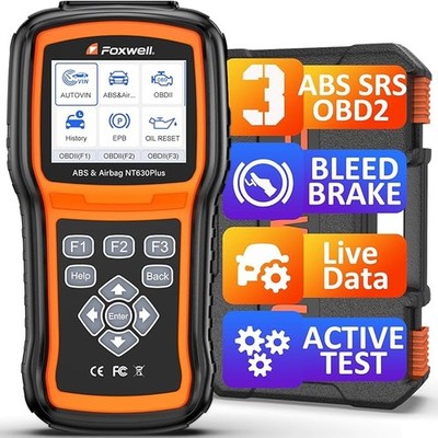 FOXWELL NT630 Plus ABS SRS Scanner Bidirectional