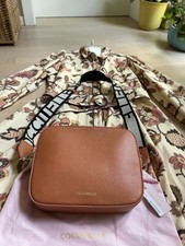 Neue mit Etikett Coccinelle Tasche Ledertasche „Tebe“ large in Cognac-Braun