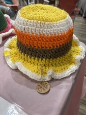 Handmade Crochet Ruffle Bucket Hats