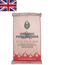 Long-Lasting Organic Fire Lighters - 32 Count for Hassle-Free BBQ & Fire Pits 0.22 per lighter