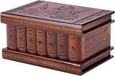 Puzzle Box Maple Wooden Hidden Compartments S...