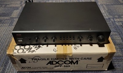 Adcom GFP-565 Preamplifier Pre-Amp W/ Original Box Receipt