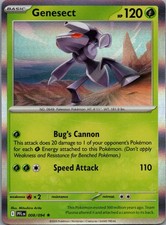 Genesect 008/094 R Phantasmal Flames Pokemon Holo Near Mint