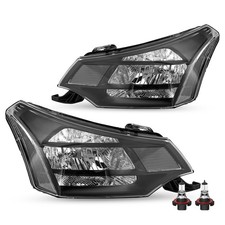 Headlight Assembly w/Bulbs fit 2008 2009 2010 2011 Ford Focus S | SE | SES | ...