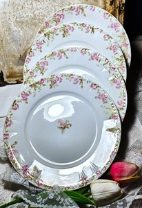 Charles Field Haviland "CFH1409" Set of 4 Salad Plates