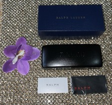 Ralph Lauren Eye-Sunglasses Hard Case Cleaning Cloth  Gift Box/Black