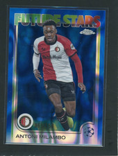 24/25 Topps Chrome UCC Antoni Milambo Future Stars Blue Refractor /150 Feyenoord