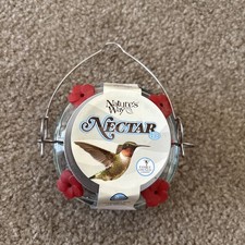 Nature's Way Bird Products MJF1 Nature's Way Jar Hummingbird Dish Feeder. New
