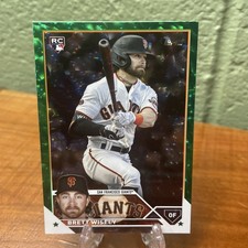 2023 Topps Update Series - Brett Wisely #US174 Green Foil /499 (RC)