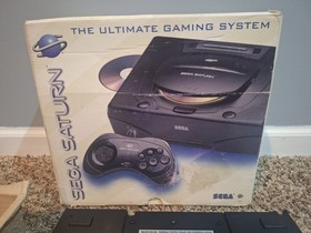 Sega Saturn Console Bundle USA Region CIB Complete in Original Box TESTED