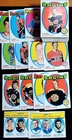 PARTIAL SET LOT OF (90) DIFFERENT NEARMINT 1971/72 TOPPS HOCKEY CARDS