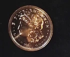 One Troy Oz Silver Trade Unit Lady Liberty  1985  .999 fine silver uncirculated