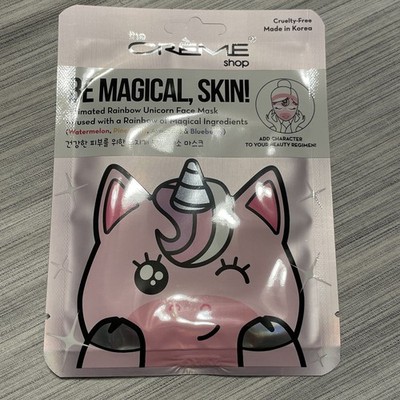 Be Magical, Skin! Animated Rainbow Unicorn Face Mask