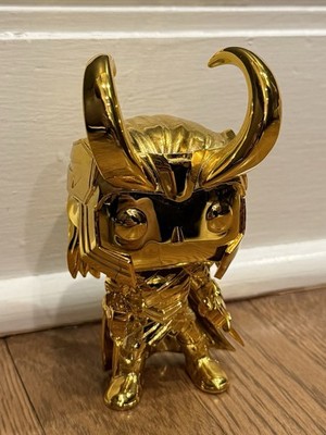 Funko Pop! Marvel Studios the First Ten Years Golden Loki Bobble Head #376 Loose
