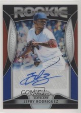 2019 Panini Prizm Rookie Red White & Blue 33/50 Jefry Rodriguez #RA-JR Auto 2id