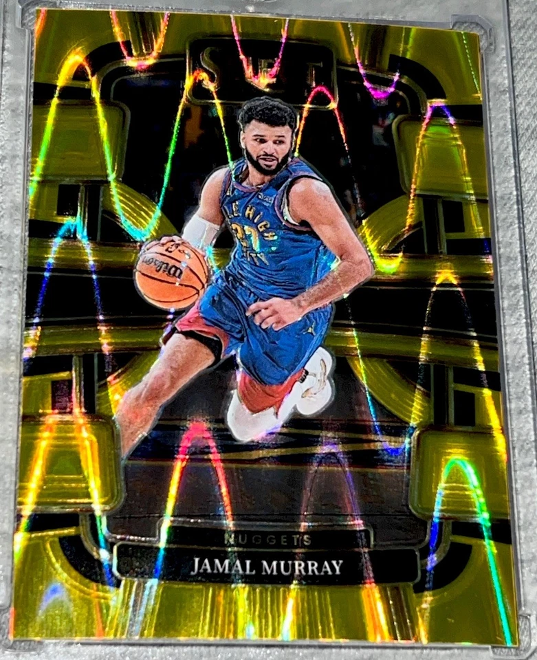 2023-24 Panini Select Jamal Murray Gold Concourse Tectonic #’D 10/10!! Nuggets! - Image 3 of 4