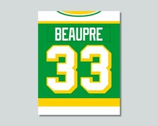 compare to DON BEAUPRE Minnesota North Stars Hockey Photo 8x10 11x14 16x20 JZ