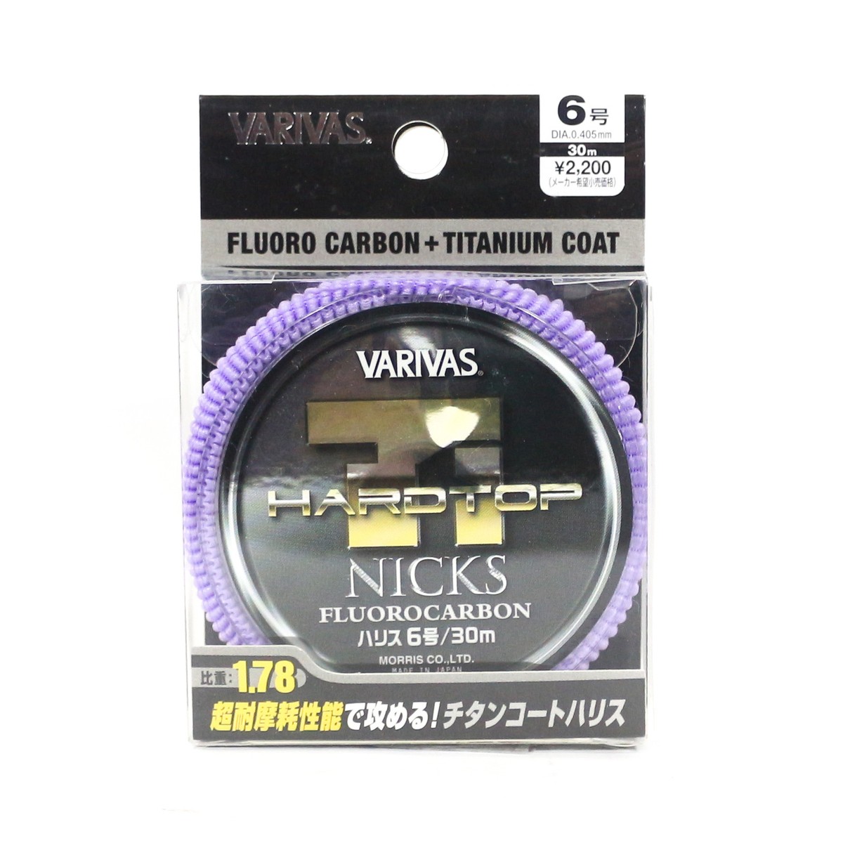 Morris Harris VARIVAS Hardtop TI Knicks Fluorocarbon 30m 6 No
