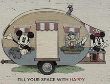 Disney Mickey Minnie Donald Camping Hallmark Fill Your Space With Happy