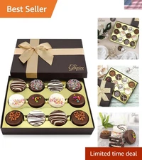 Indulgent 12 Piece Gourmet Cookie Gift Box – Ideal for Celebrations & Birthdays