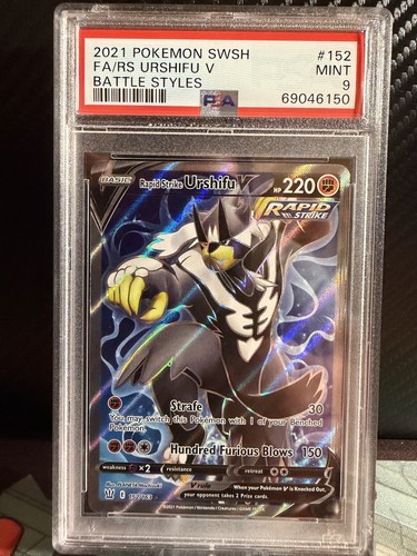Rapid Strike Urshifu V graded PSA 9 for sale on eBay