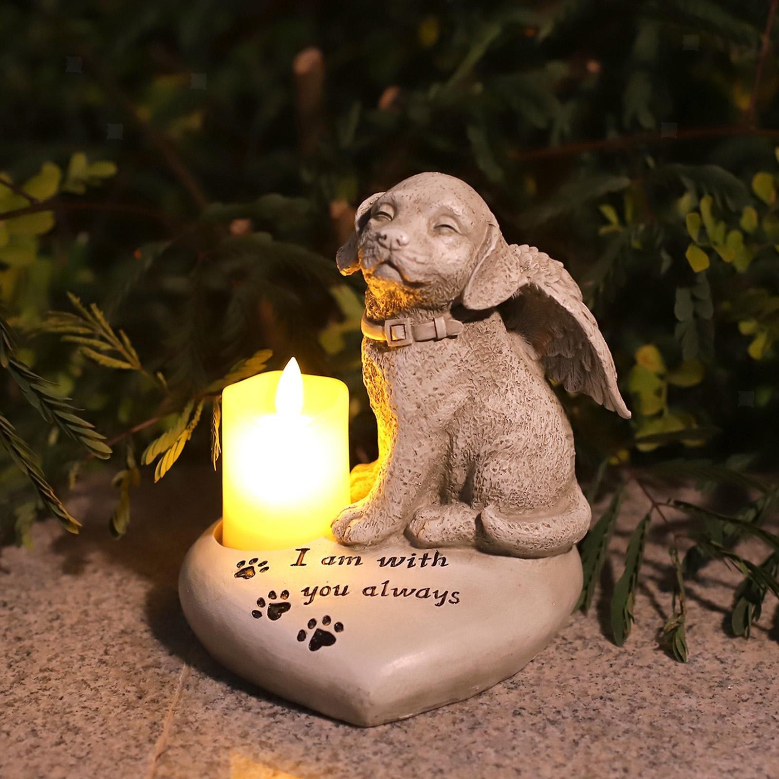 Hunde-Gedenkstatue für Hundeliebhaber, Hunde-Engel-Figur, verstorbene Hunde,