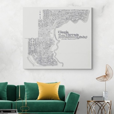 1926 Map of Temple Terrace Estates Tampa FL   Plots Streets & Garden Suburb Plan