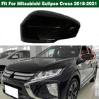 Left Front Side Door Mirror Cover Black For Mitsubishi Eclipse Cross 2018-2021