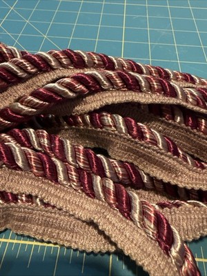Conso Decorator Trims 5 Yards Red And Gold Braided Trim