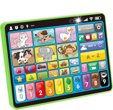 Trilingual Learning Tablet for Toddlers 1-3 New Version Educational Toy with S