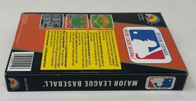 NES Nintendo - Major League Baseball - CIB Complete in Box - Tested  (LJN, 1987)